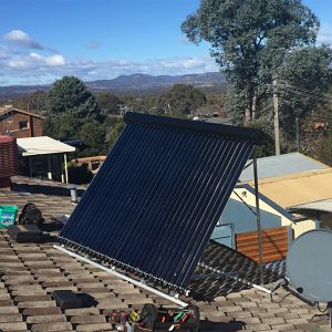 evacuated tube solar hot water system in Kambah Canberra