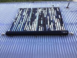 The worst hail damaged-Apricus-evacuated tubes Canberra